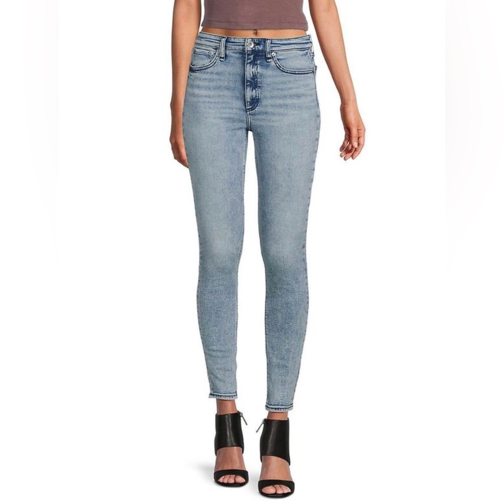 Rag & Bone Women’s Nina High Rise Skinny Jeans – Venice Faded Size 24 Blue NWT